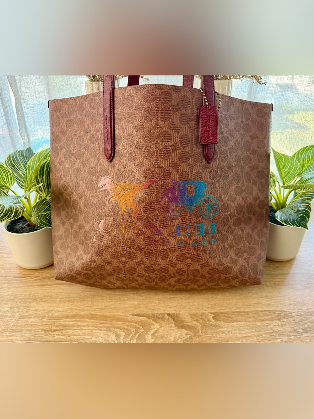 **RARE** Coach Signature Rexy and Carriage Highline Tote - Picture 3 of 7